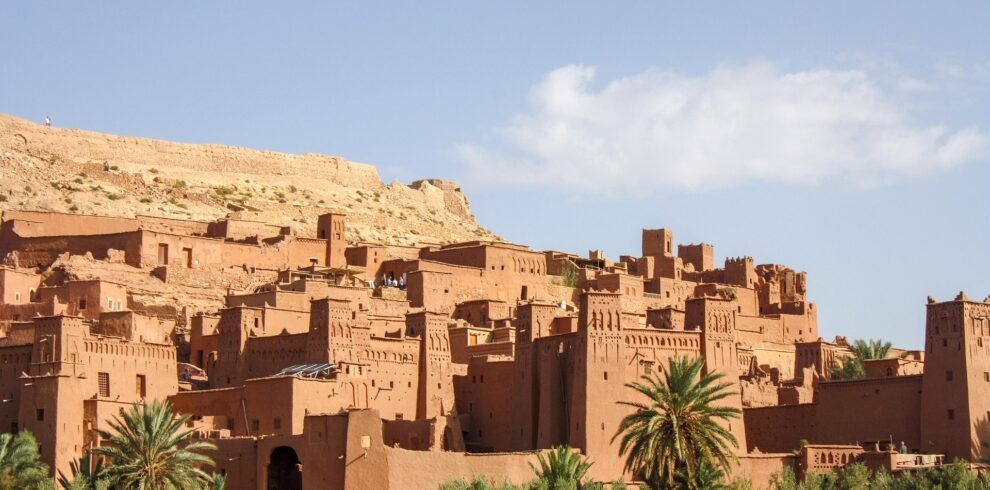 Embark on a full-day journey from Marrakech to discover Ait Ben Haddou, Morocco’s most iconic UNESCO-listed Kasbah and one of the country’s most impressive historic sites. Travel through the breathtaking landscapes of the High Atlas Mountains via the winding Tizi n'Tichka pass, offering panoramic views of valleys and Berber villages.