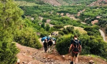 Panoramic view of the Dadès Valley during a Morocco hiking tour