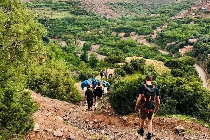 Panoramic view of the Dadès Valley during a Morocco hiking tour