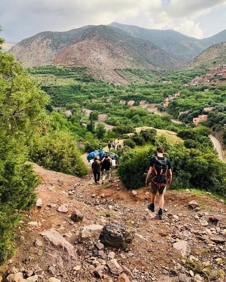 Panoramic view of the Dadès Valley during a Morocco hiking tour