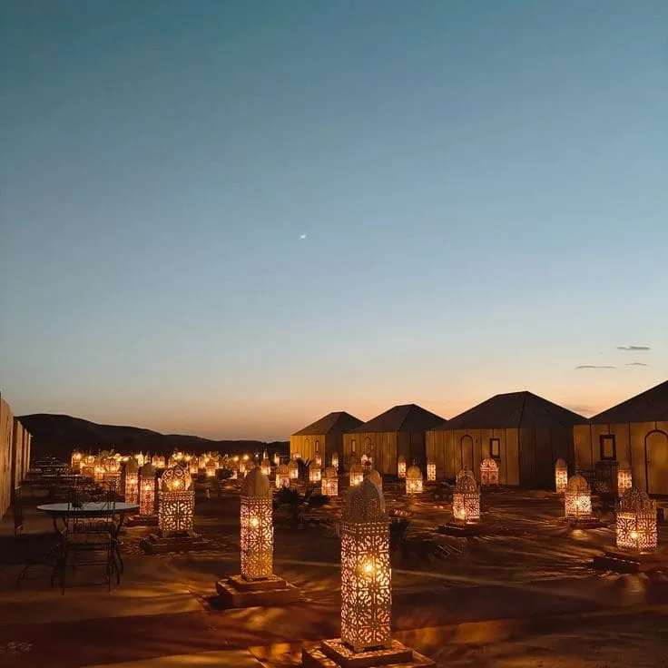 Traditional Berber camp in the Sahara Desert 2025