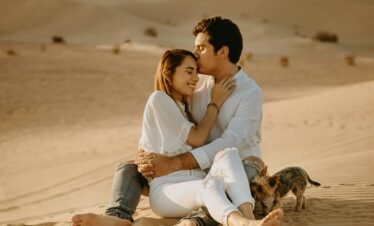 Couple planning their Morocco trip with a travel advisor